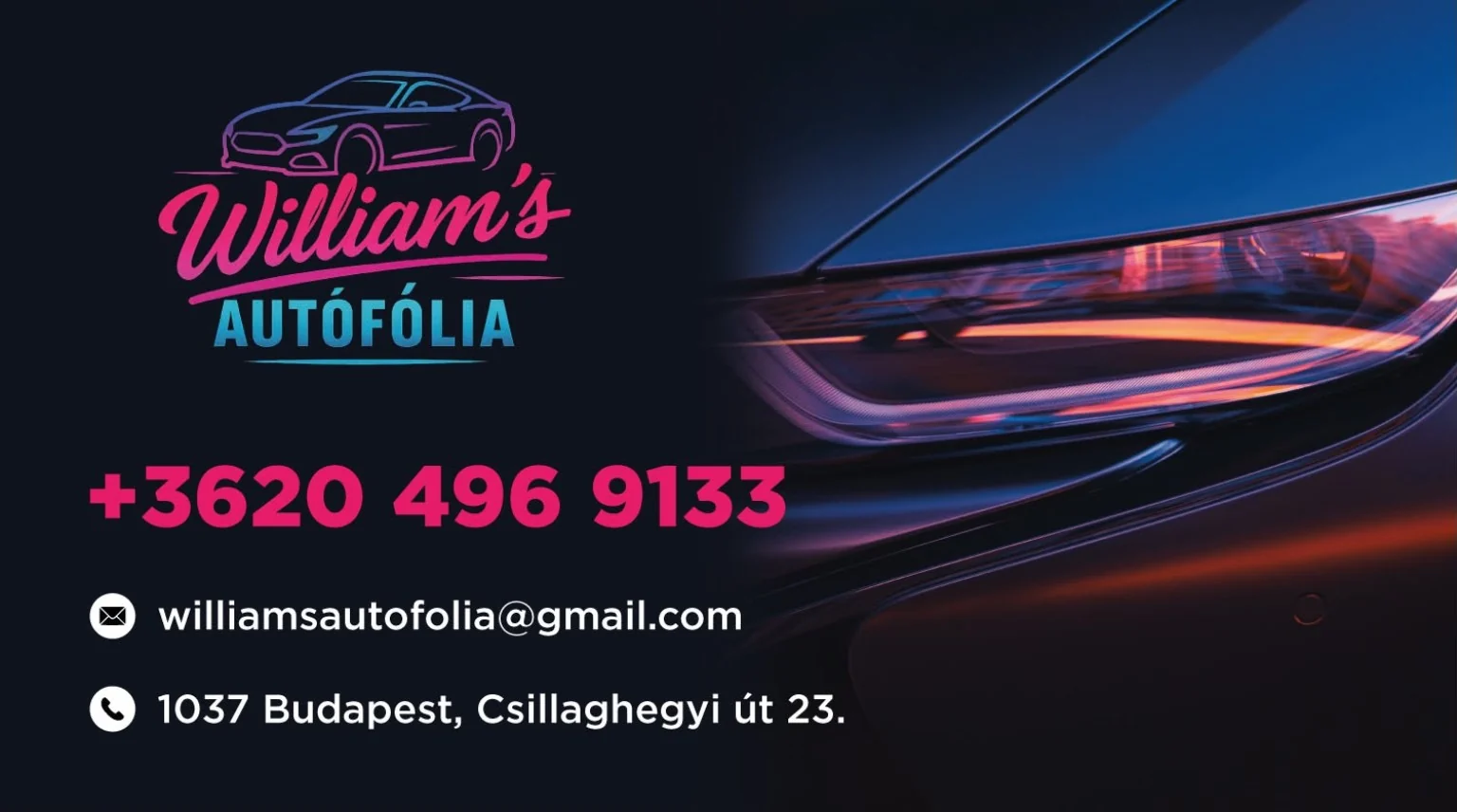 William’s Autófólia